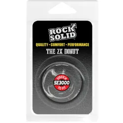 RockSolid by Doc Johnson Cockring souple THE DONUT 2X 20 mm Transparent